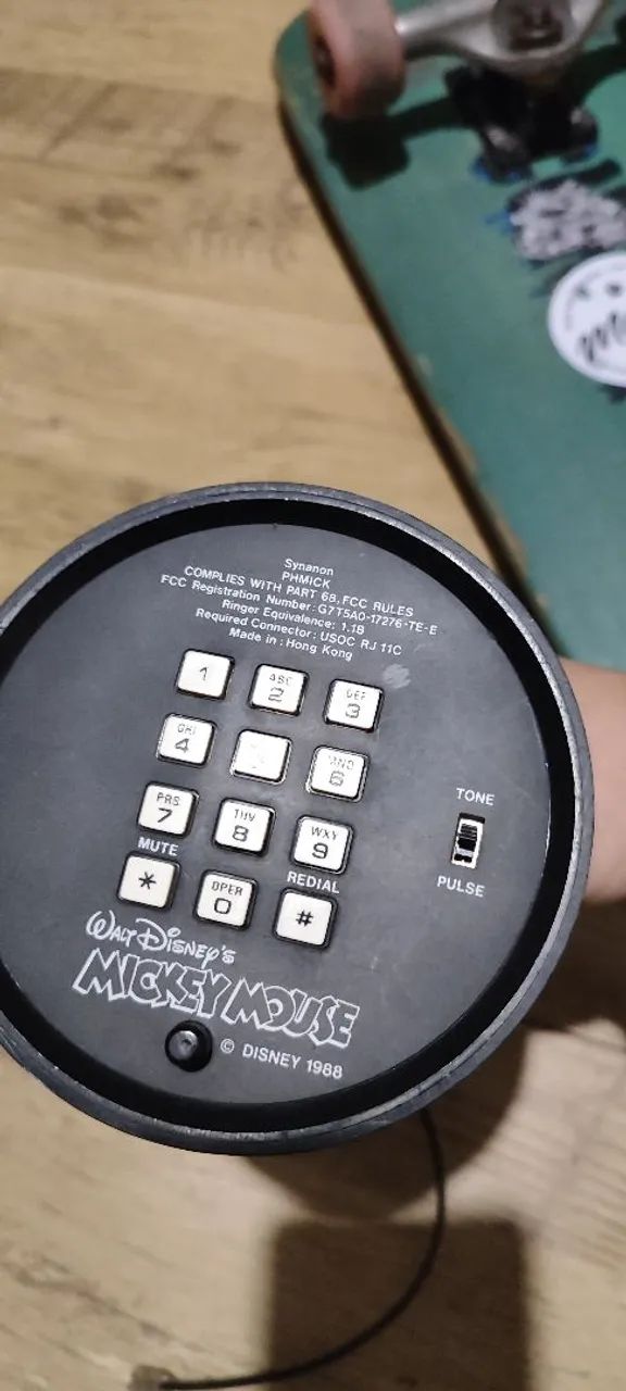 Telefone Vintage Mickey Mouse - Item de Colecionador - Foto 3