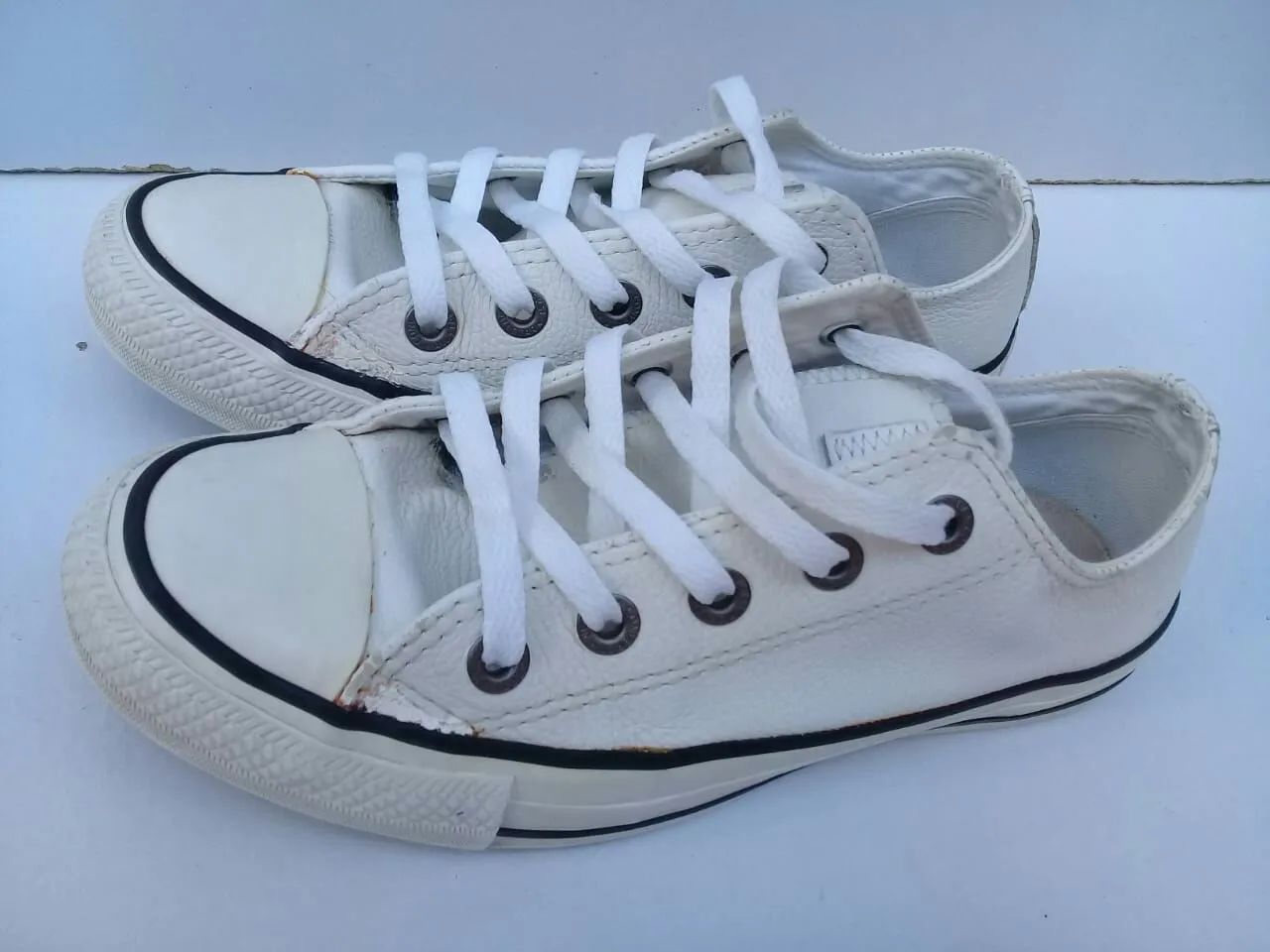 Tênis INFANTIL All Star Branco - 34  ( 9 /10 ANOS ) - Foto 3