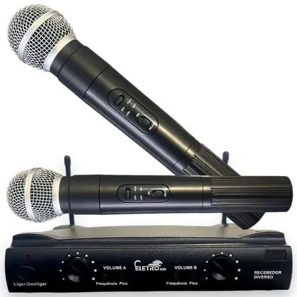 Microfone sem Fio Eletro EL-5007 - Foto 2