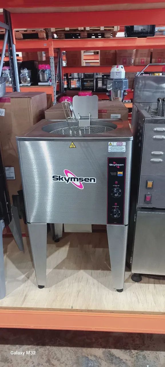 Fritadeira Elétrica Skymsen 4000W - Equipamento para Comércio