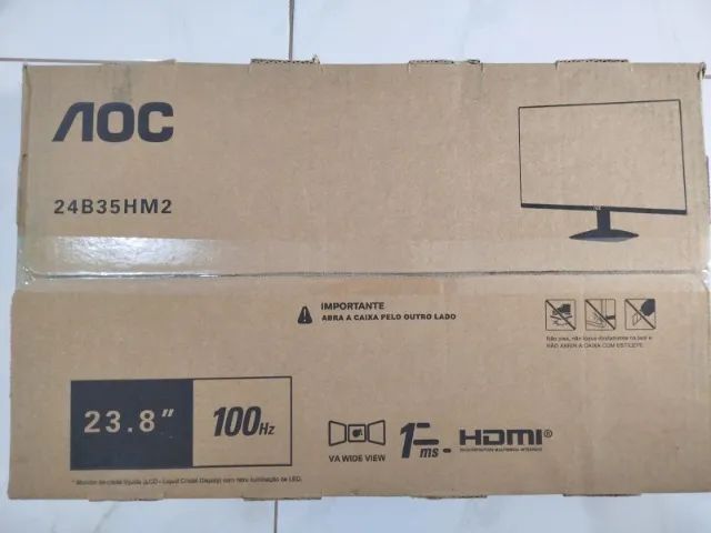 (lacrado) Monitor AOC 24" 100hz  - Foto 2