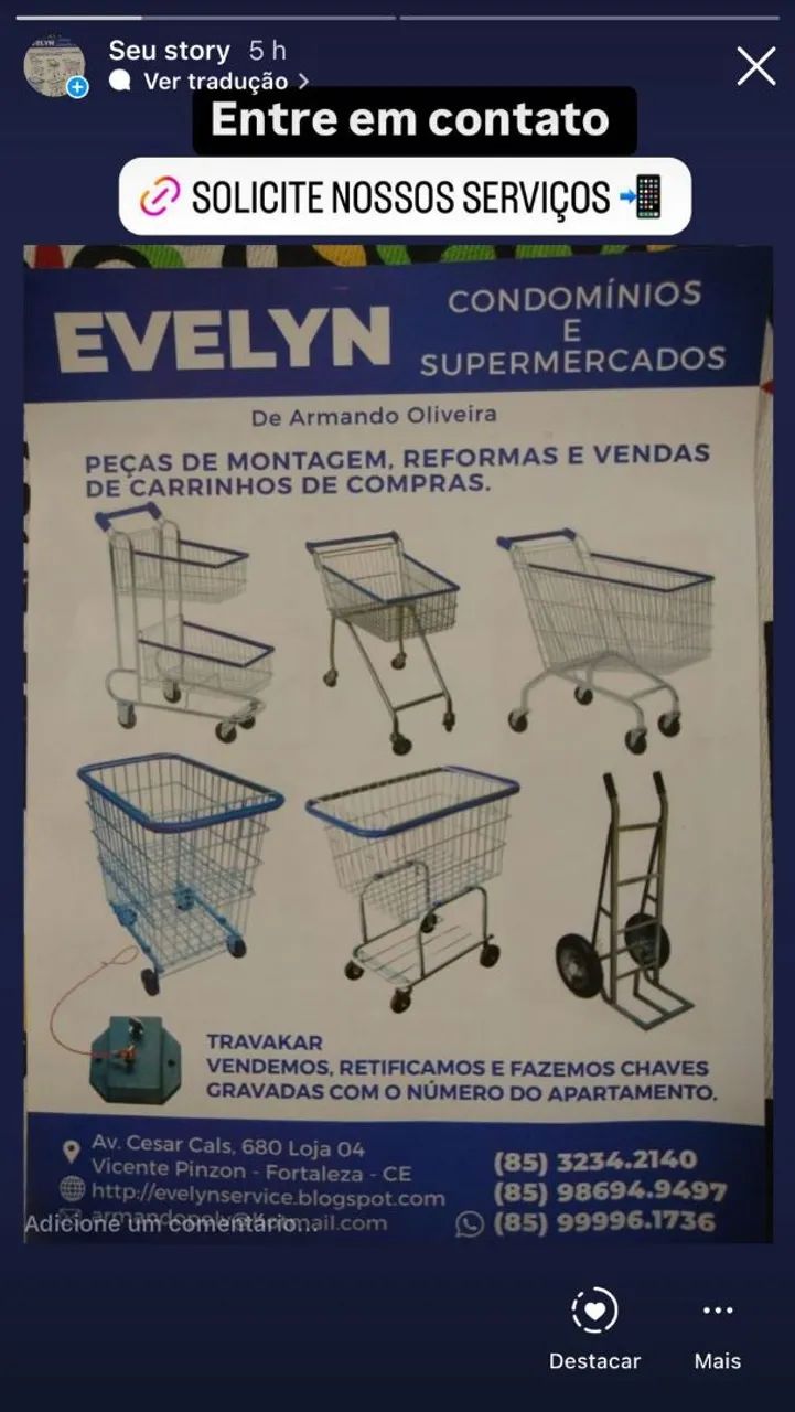 Reforma e venda de carrinhos de compras ! - Foto 5