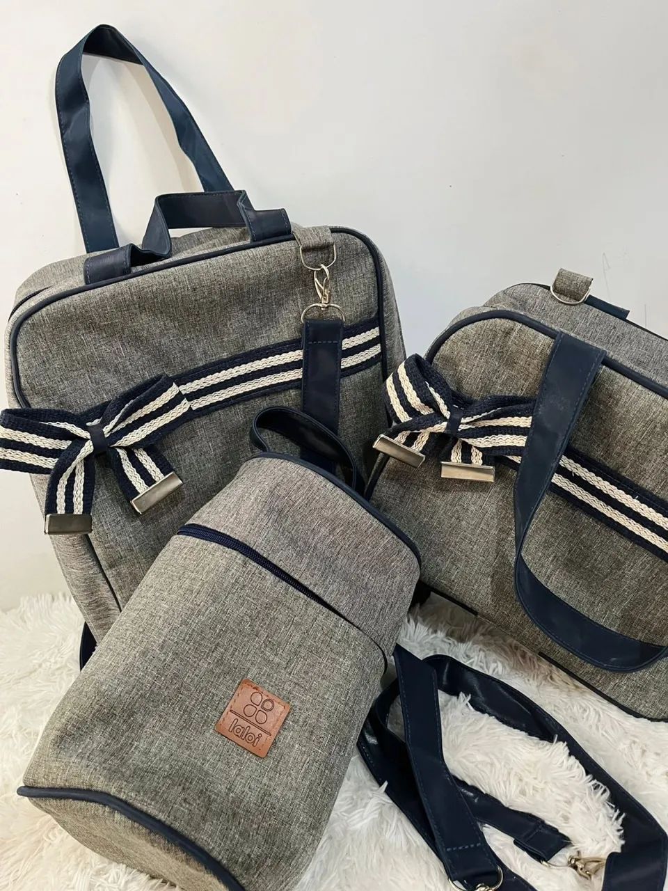 Bolsa maternidade (Kit com 3 peças)