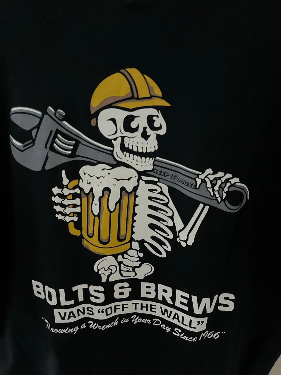 Camiseta Vans Skull Beer original  - Foto 2