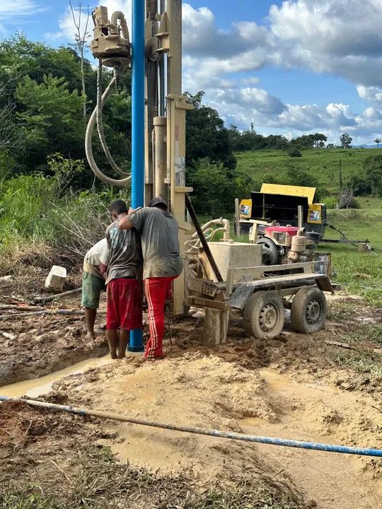Perfuração de poço artesiano 
