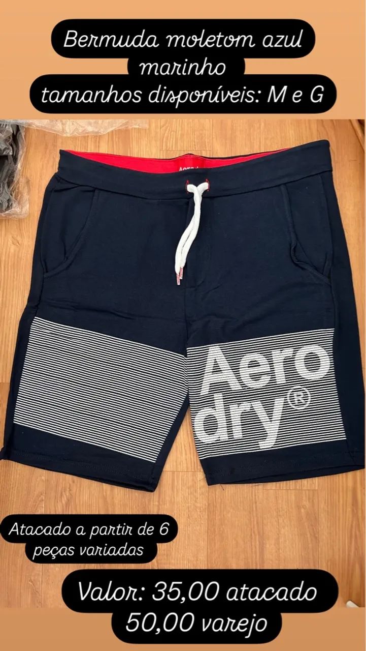 Bermuda masculina atacado e varejo 