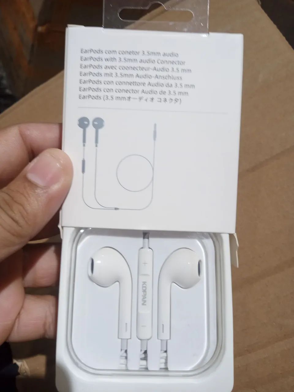 Fone Com Fio P2 FC-1301 Kdpan - Branco - Foto 3