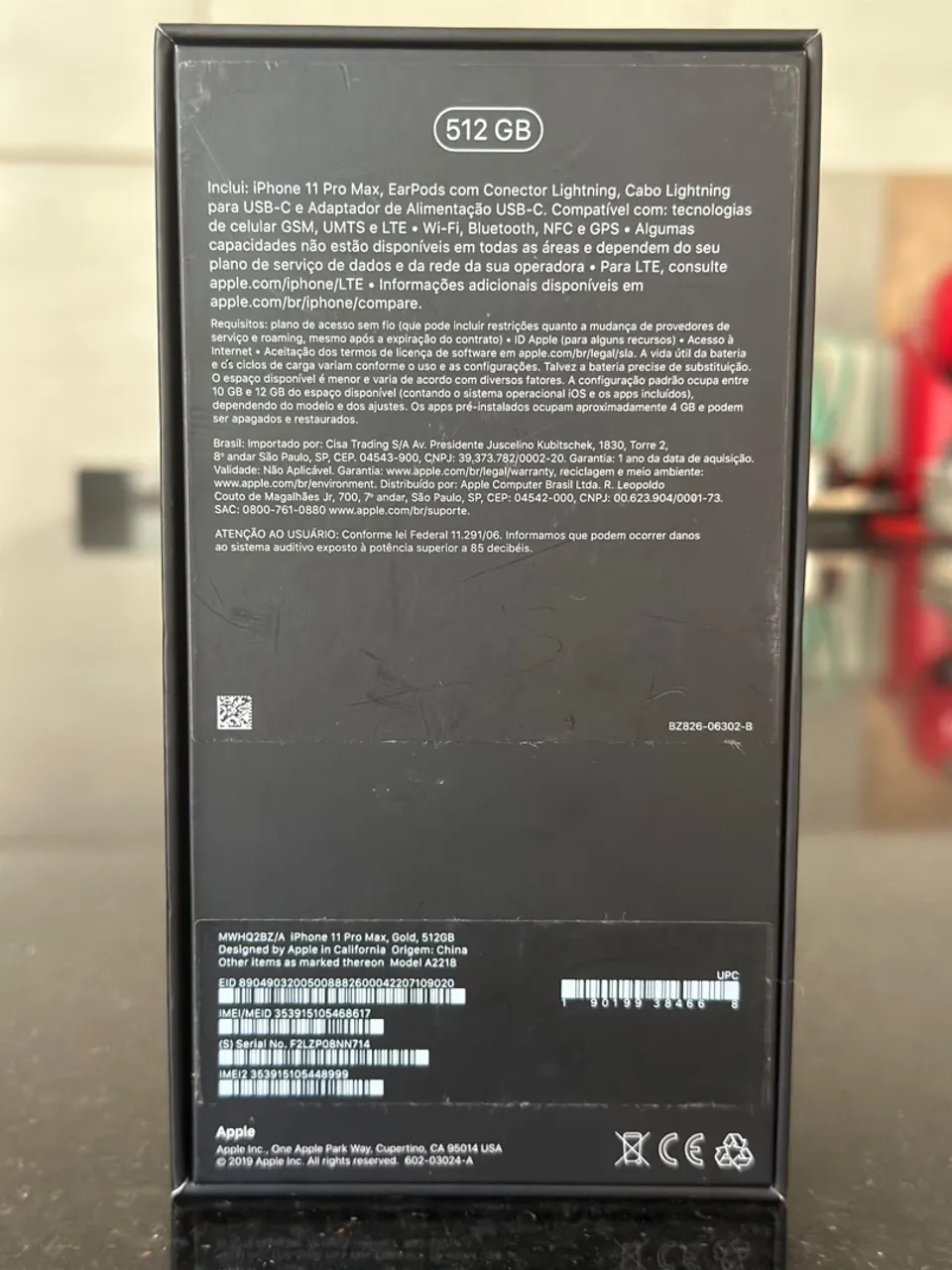 iPhone 11 Pro Max Bateria original 68% tela original.Face ID funcionando perfeitamente.