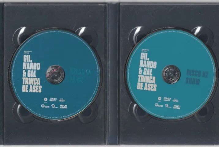 Gil,Nando & Gal-Trinca de Azes (Box 02 DVD'S) - Foto 2