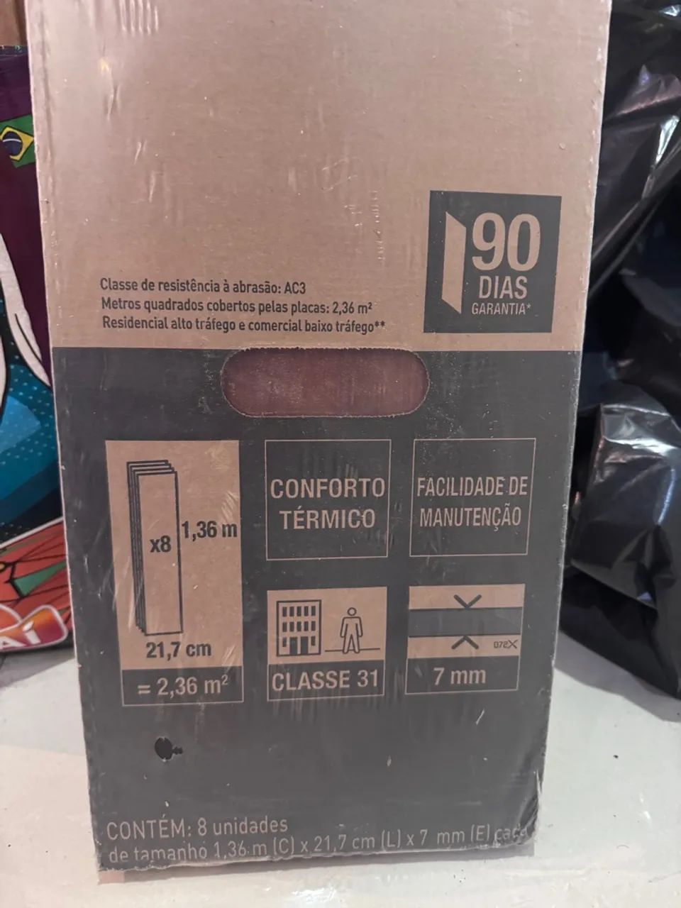 Piso Laminado Artens Ipê Real 24un