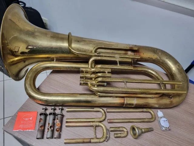 Tuba Bombardão 3/4 Mib CSR - 10X no cartão - Envio p/ todo Brasil - Foto 6