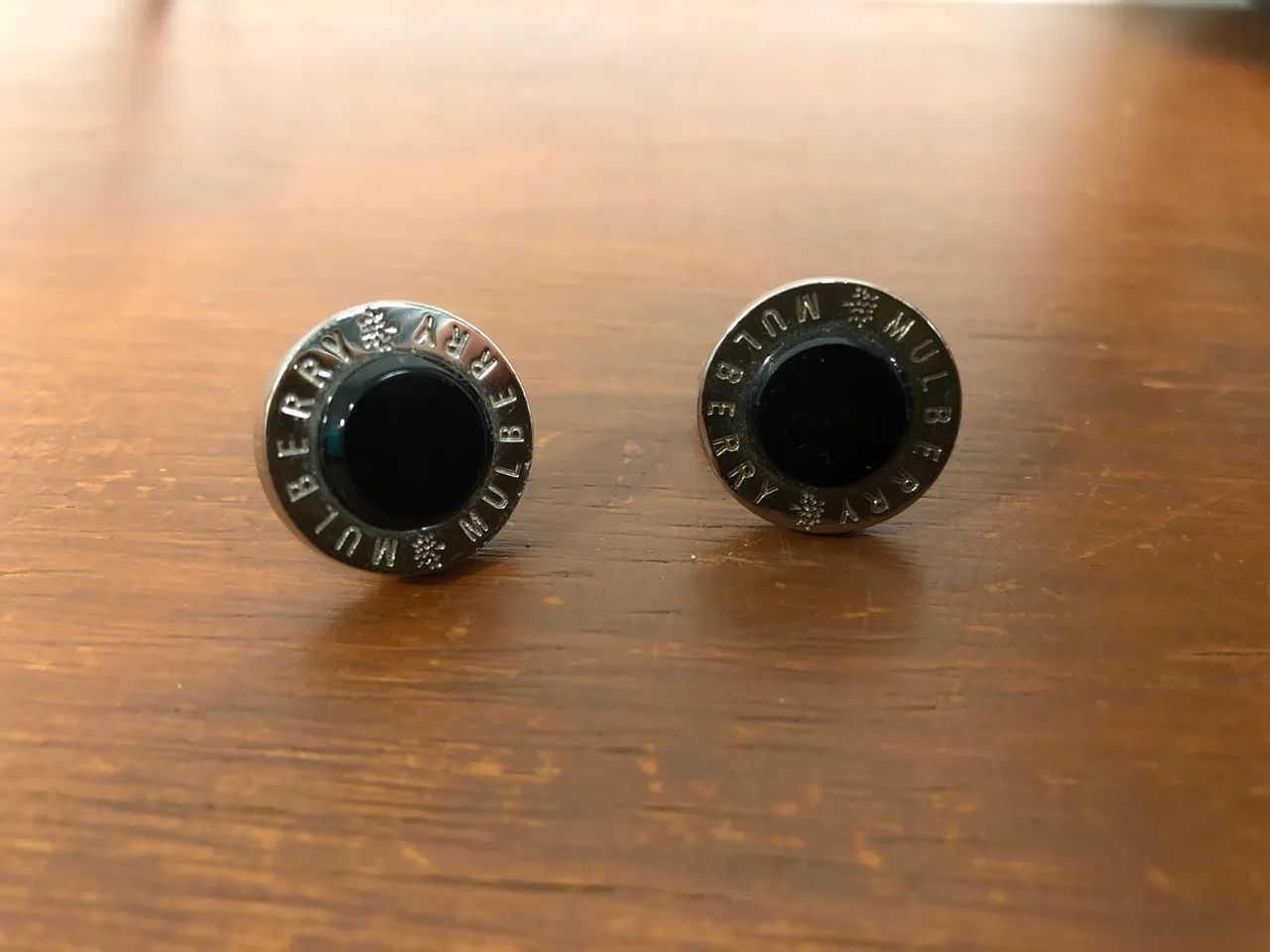 Par de abotoaduras Mulberry