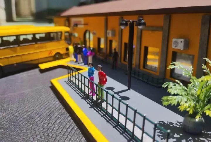 Miniatura parada de ônibus  - Foto 5