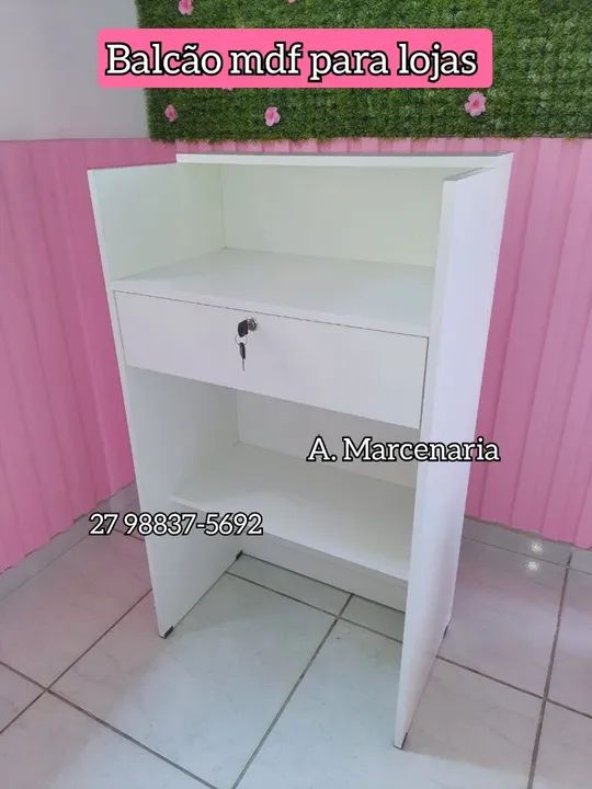 Balcão mdf para lojas 