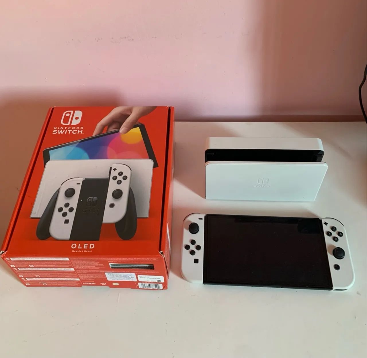Nintendo Switch OLED Branco  - Foto 3