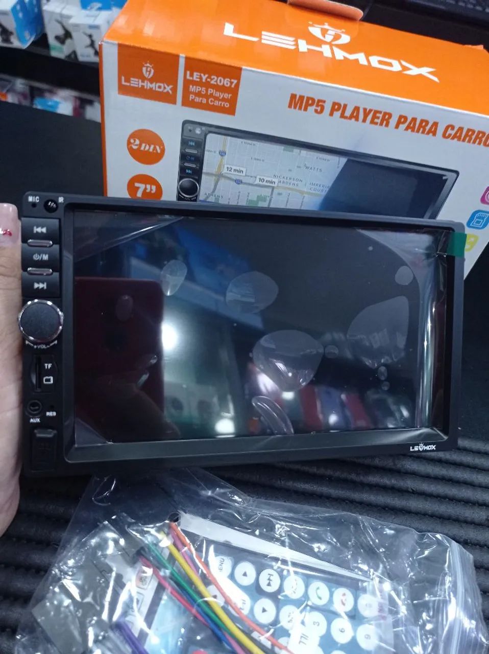 MP5 Player para Carro 2 DIN 7'' Lehmox LEY-2067 - Foto 3