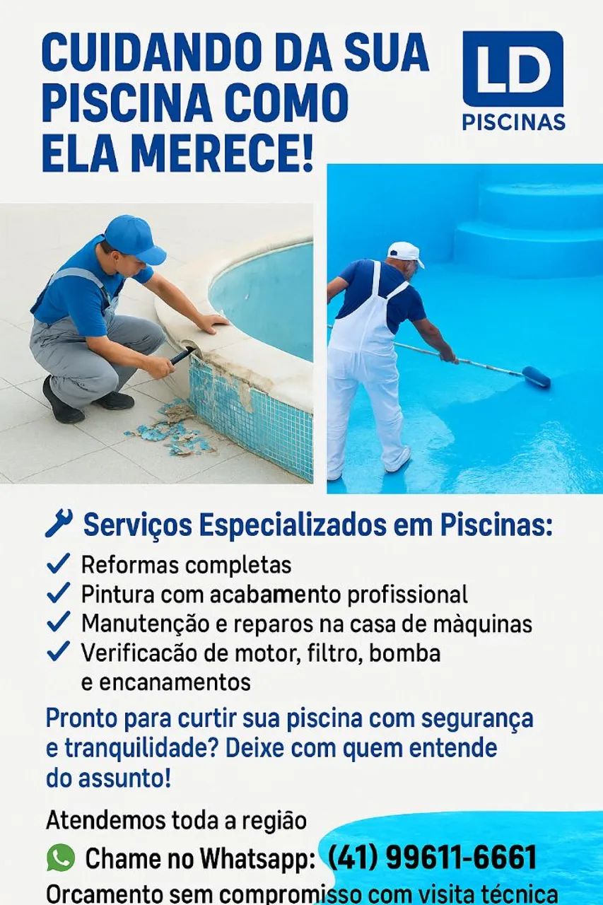 REFORMA DE PISCINA DE FIBRA E ALVENARIA  - Foto 2
