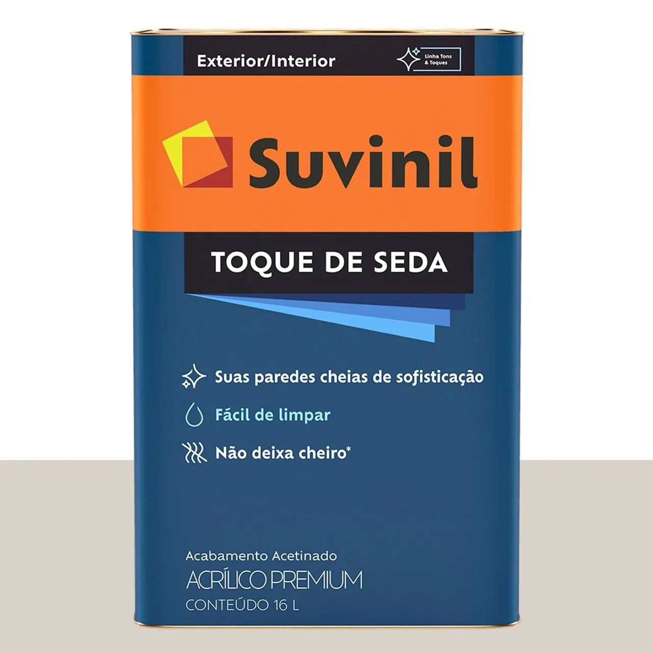 Tinta Acrílica Acetinada Suvinil Papel Picado 16 L