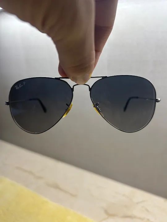 Óculos Ray-Ban aviador clássico original  - Foto 5