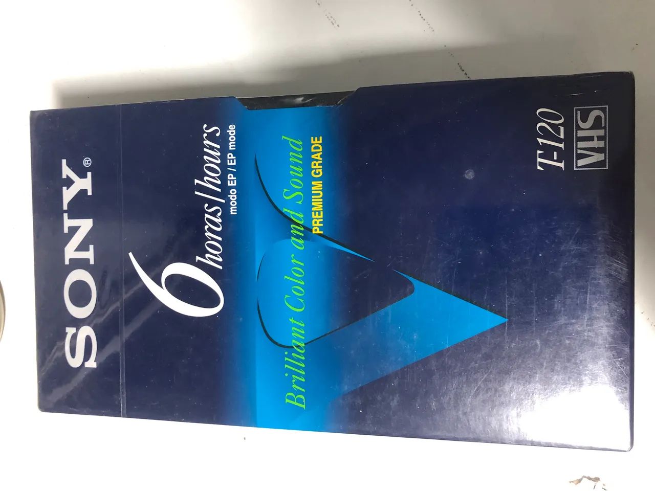 Fita VHS Sony virgem