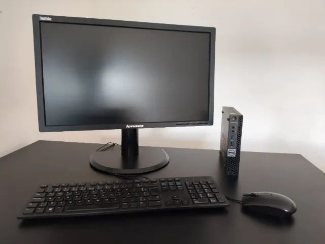Computador Dell mini e monitor 22 polegadas 