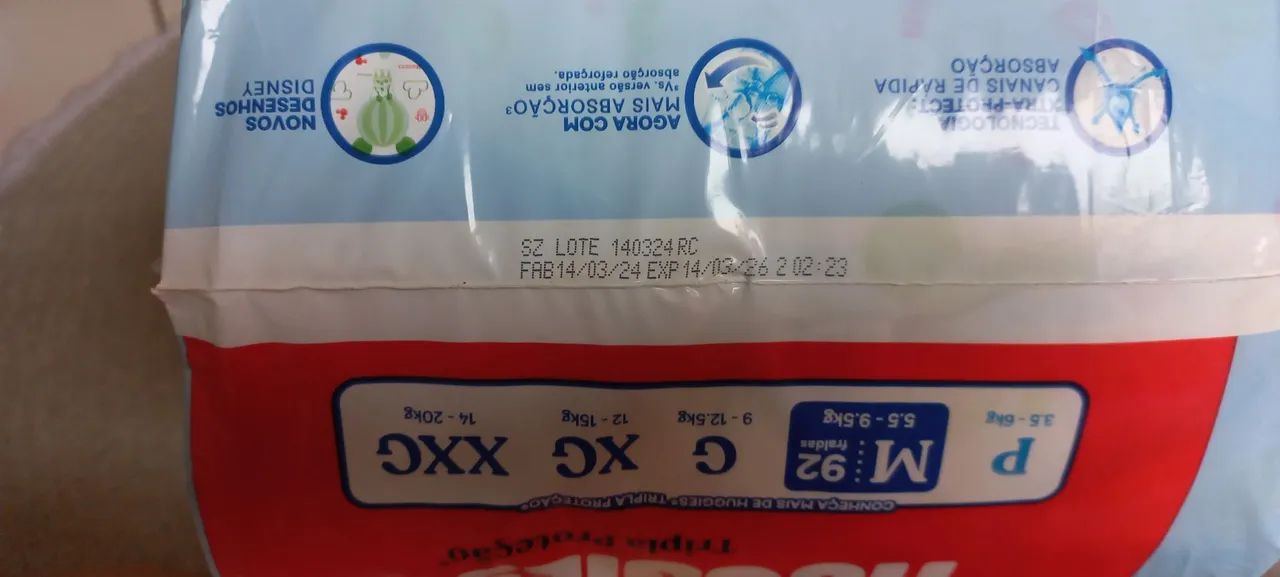 FRALDA HUGGIES M 92 UND - Foto 4