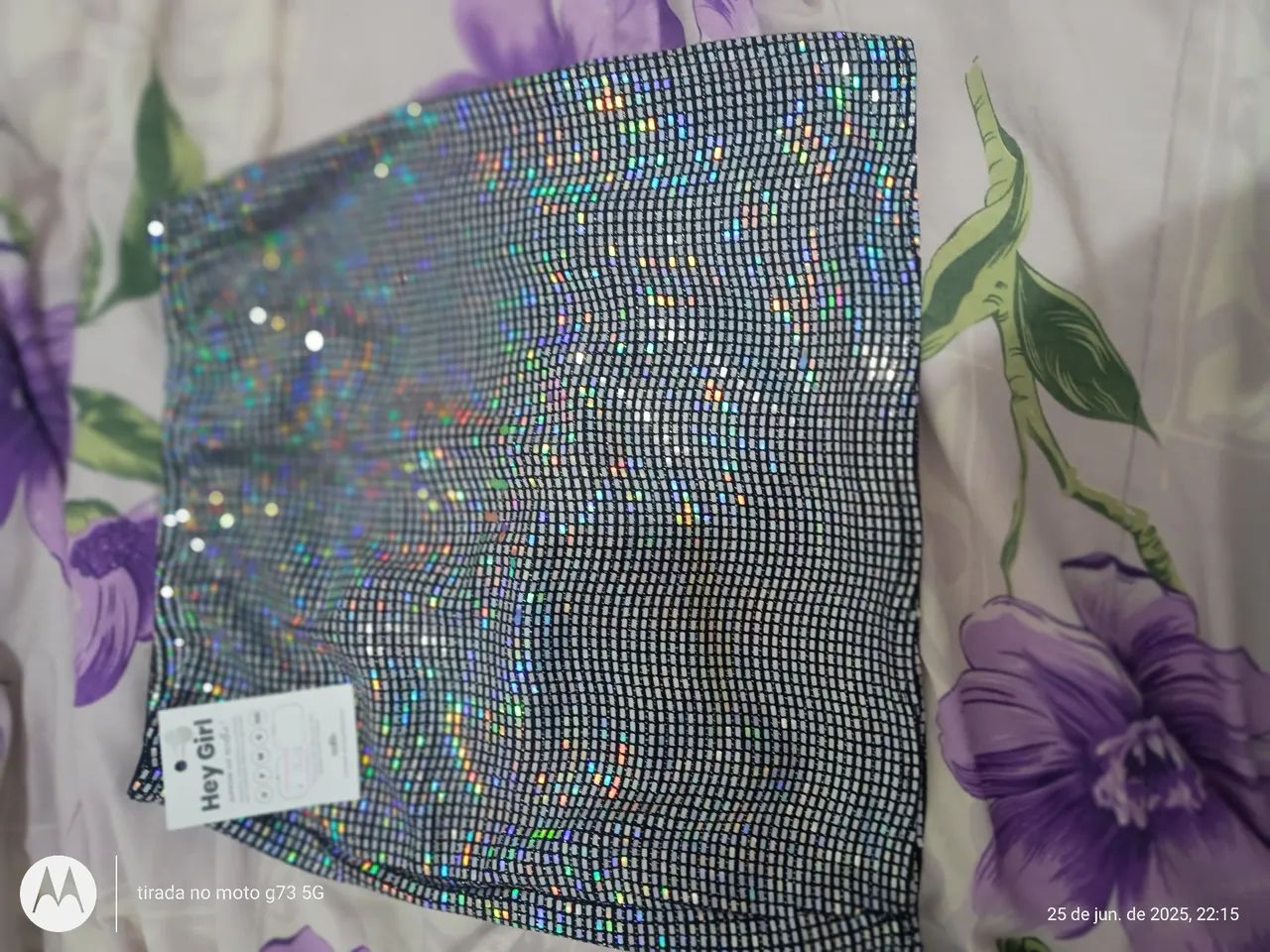 Saia Holográfica Hey Girl