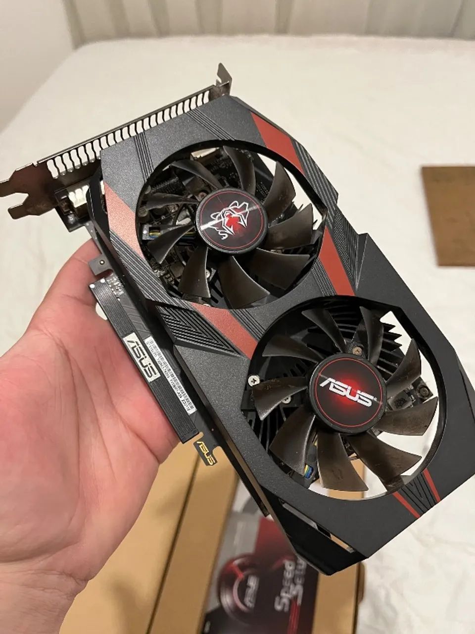Placa De Vídeo Asus Nvidia Geforce GTX 1050 TI OC CERBERUS 4GB GDDR5 128 BITS - CERBERUS-G - Foto 5