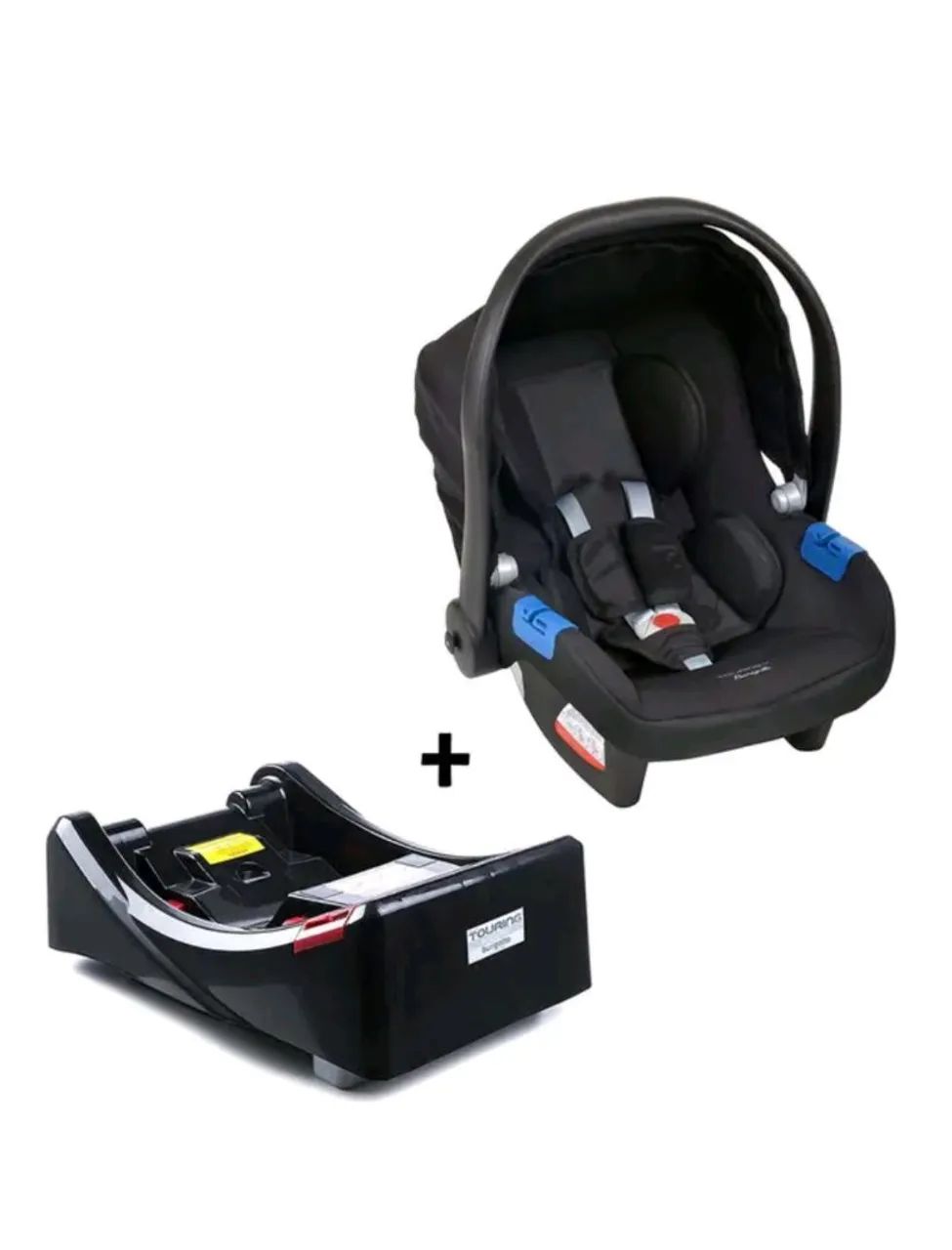 Carrinho de Bebê Travel System Ecco Burigotto com Bebê conforto e base - Leve e Prático - Foto 5