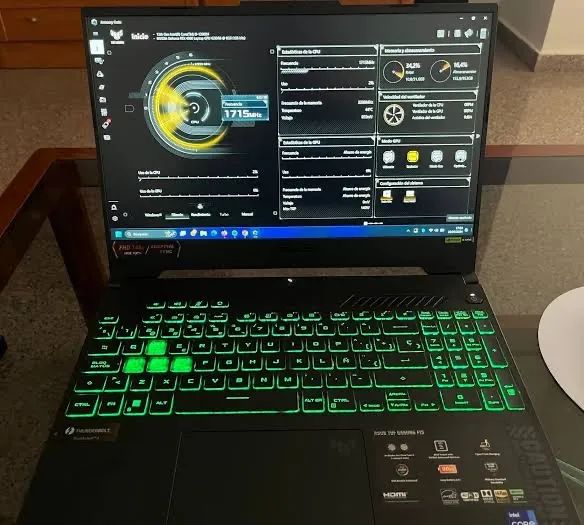 NOTEBOOK ASUS TUF GAMING F15 I7-12700H,NOTA,CAIXA,RTX 3050,16GB RAM,SSD 512GB,TECLADO RGB - Foto 5