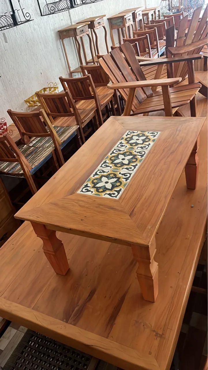 Belo banco de madeira maciça artesanal - Foto 2