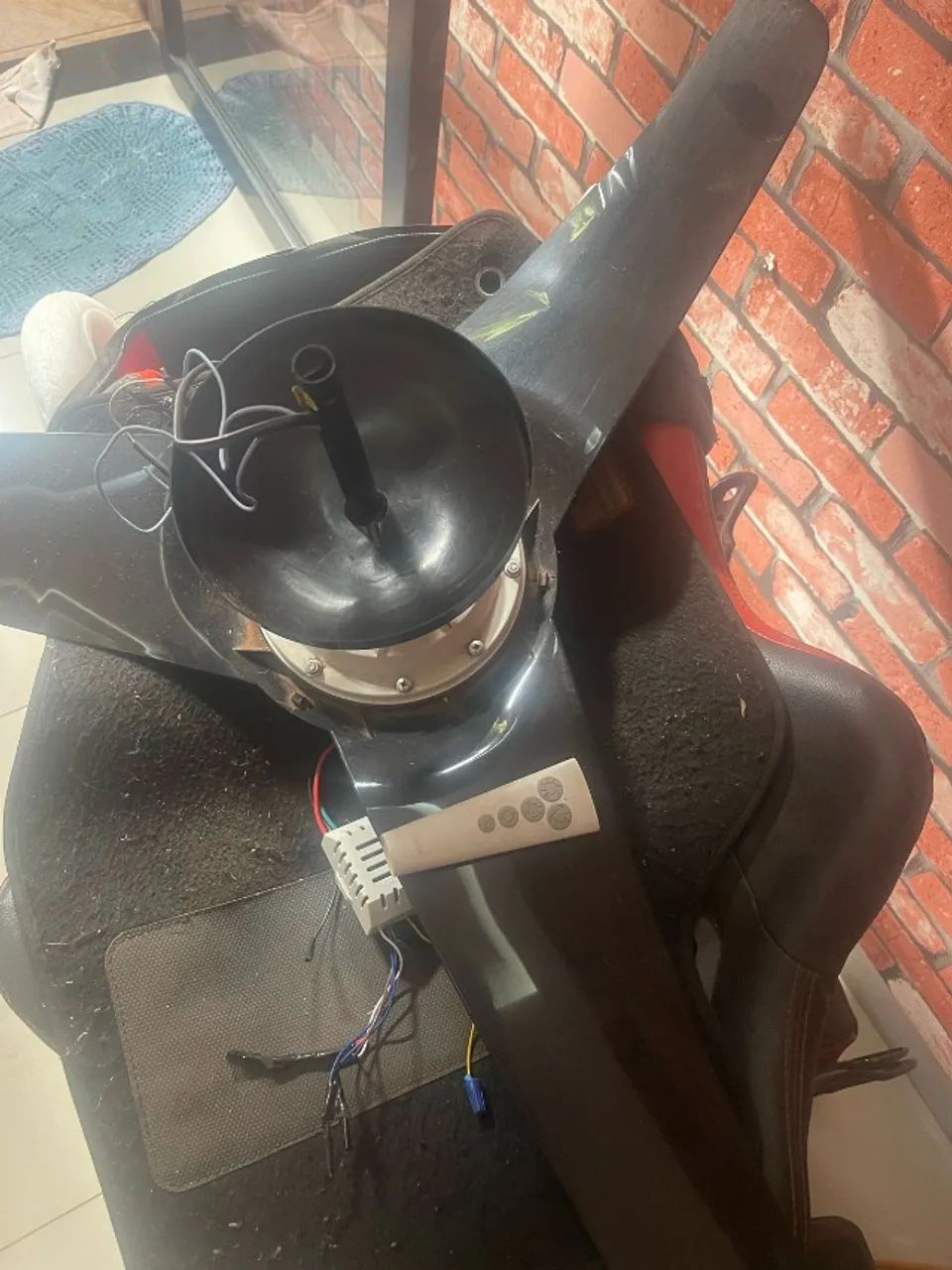 Ventilador De Teto Aliseu 3 pás preto - Foto 3