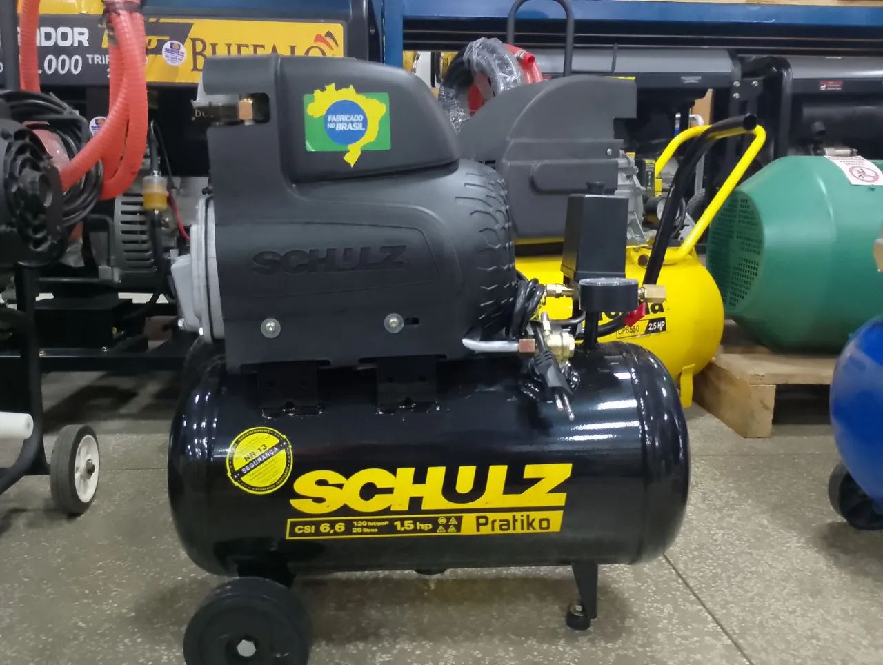 Compressor de ar Schulz CSI 6,6 1,5hp - Prático
