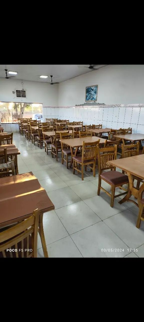 Mesas, cadeiras e demais móveis  para  bares e restaurante