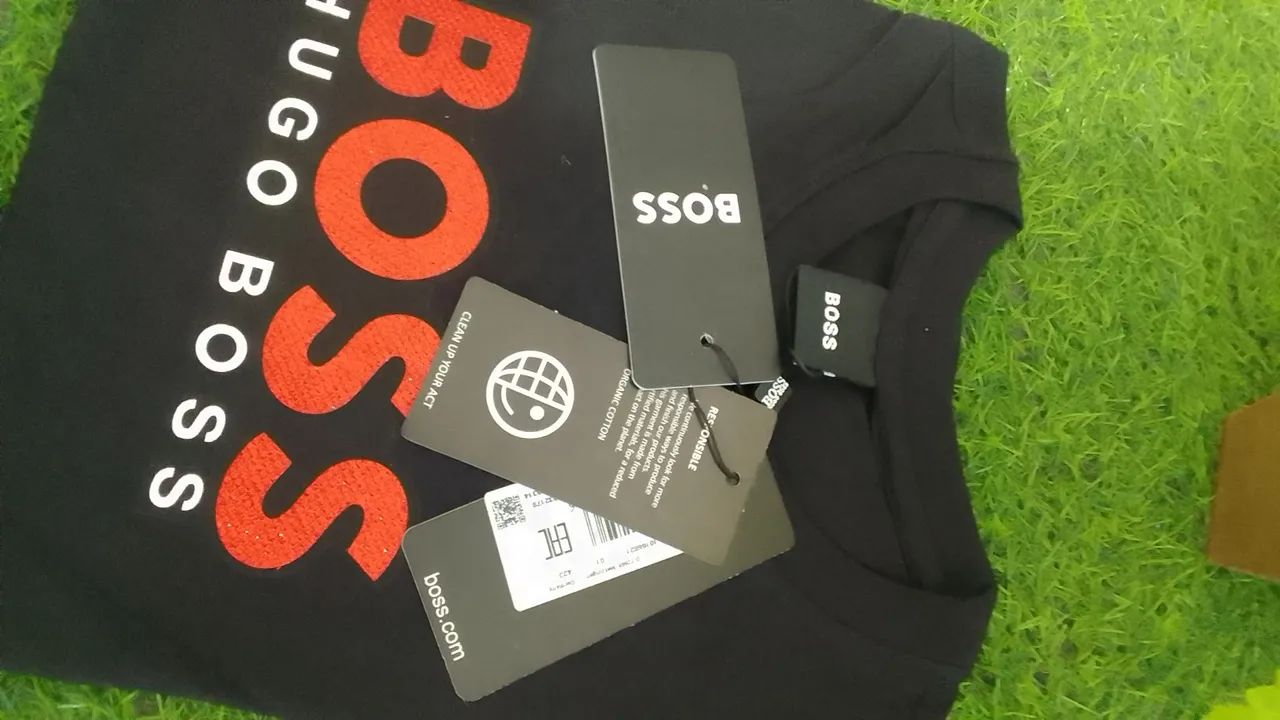 Camiseta BOSS Organic Cotton - Original - Foto 4