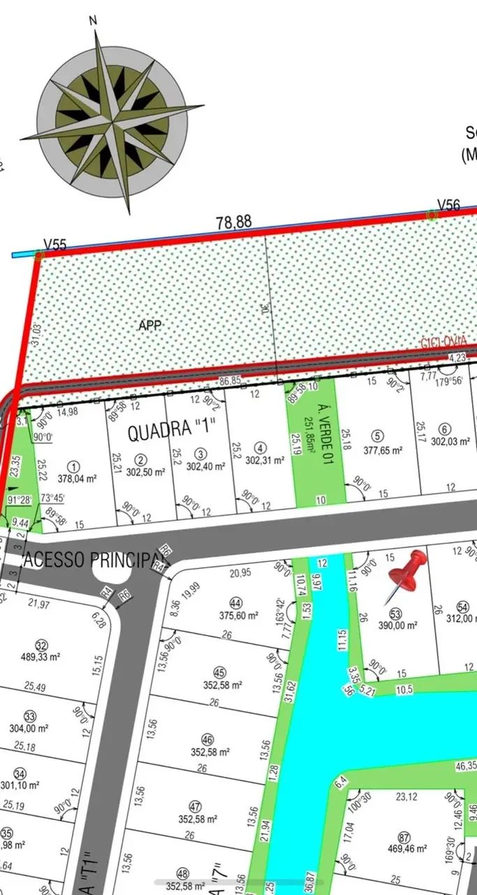 Terreno Pedra Branca 390m² - Foto 4