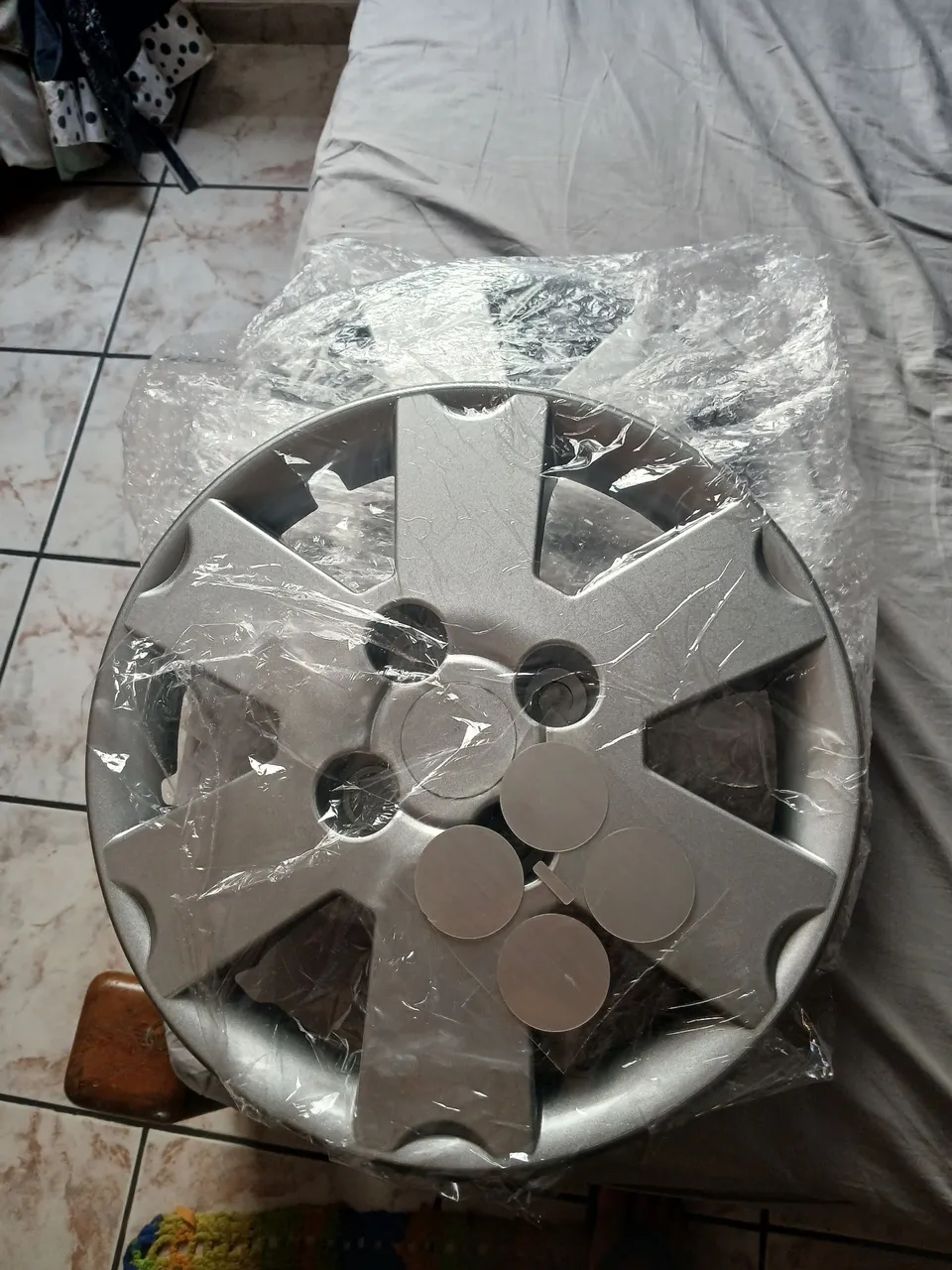 Jogo de Calota Nova - Prata, aro 13