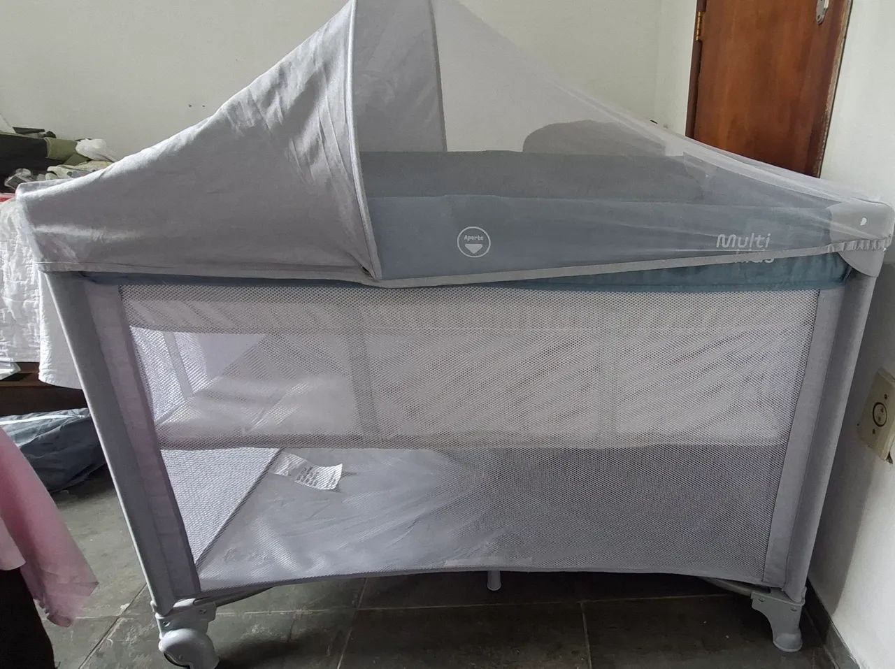 Berço Portátil Com Trocador e Móbile - Foto 5