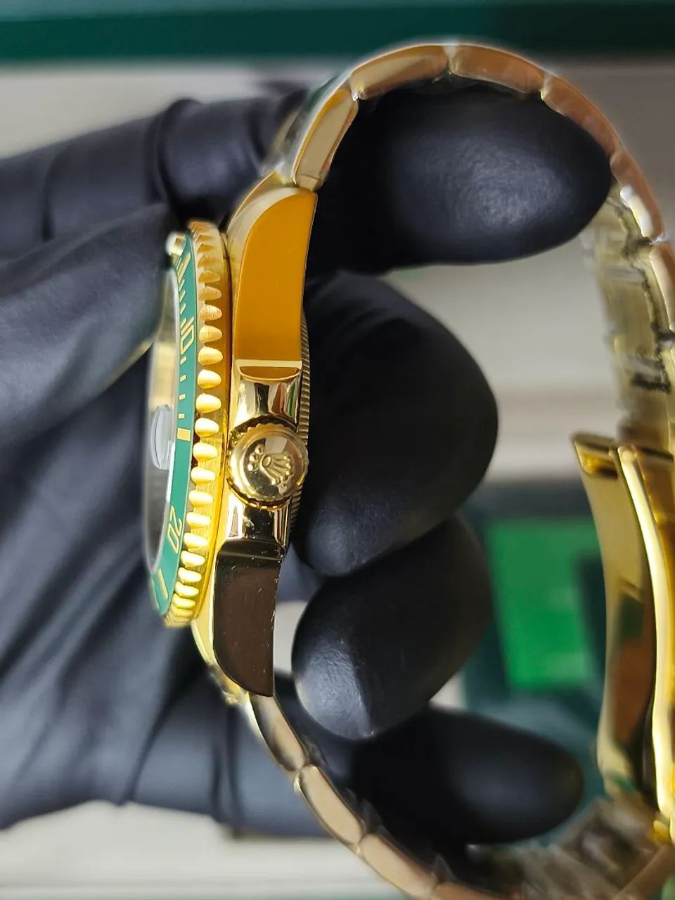 Relógio Rolex Submariner Dourado  - Foto 3