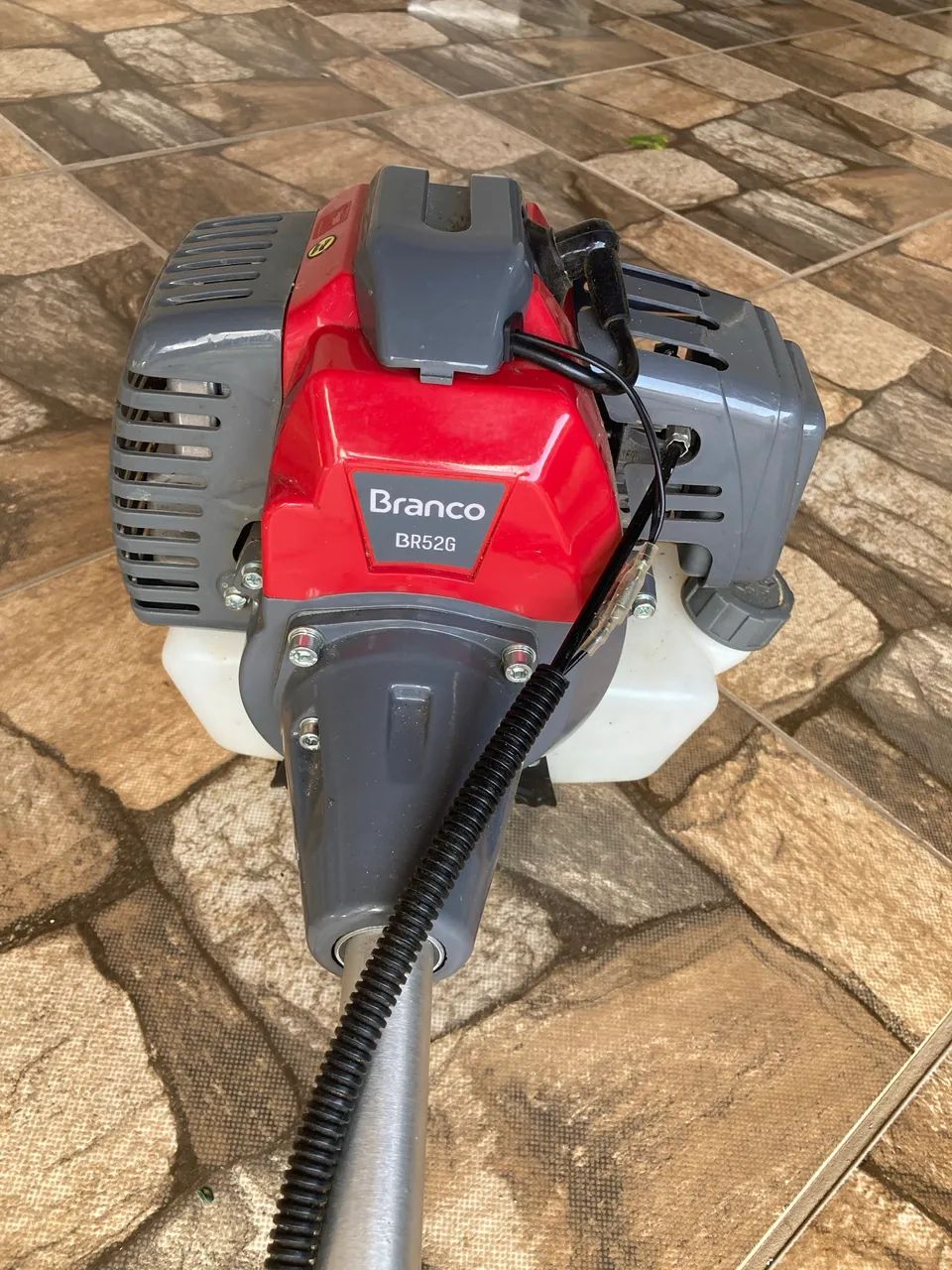 Roçadeira lateral a gasolina 52cc Branco BR52G - Foto 2