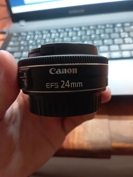 LENTE EFS 24MM CANON NOVA - Foto 2