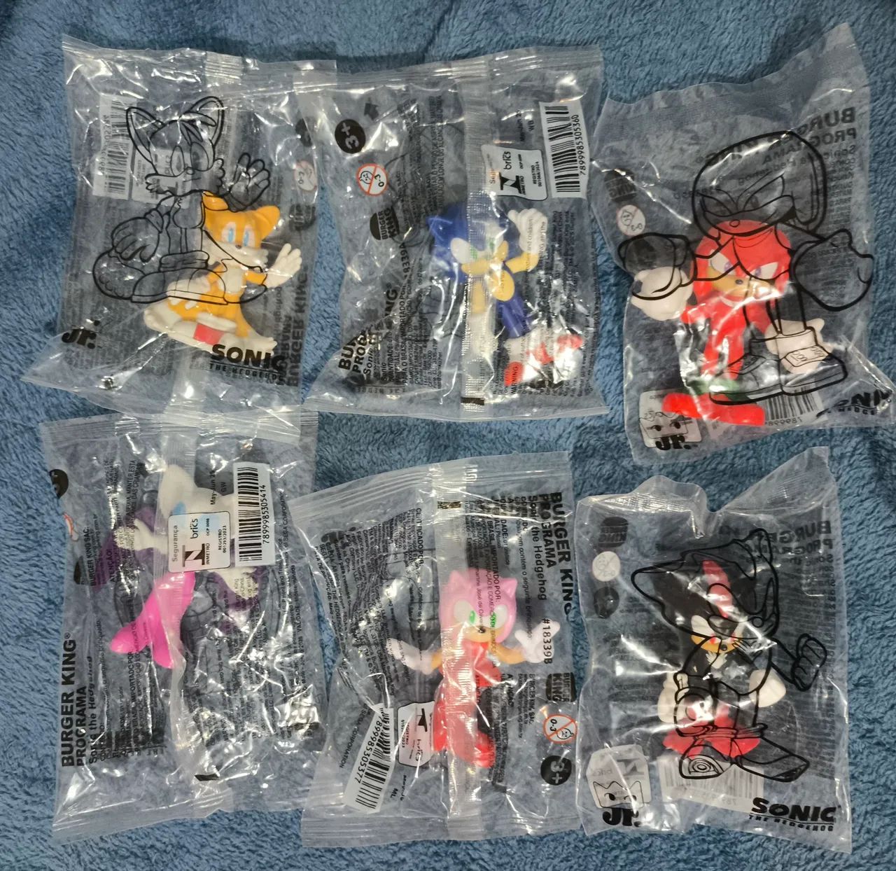 Coleção Sonic BK completa lacrada 