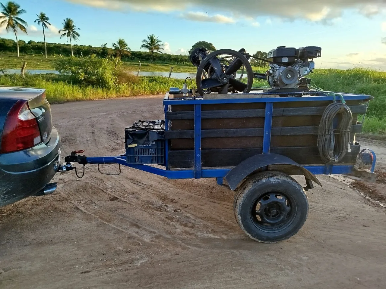 Borracharia móvel completa.