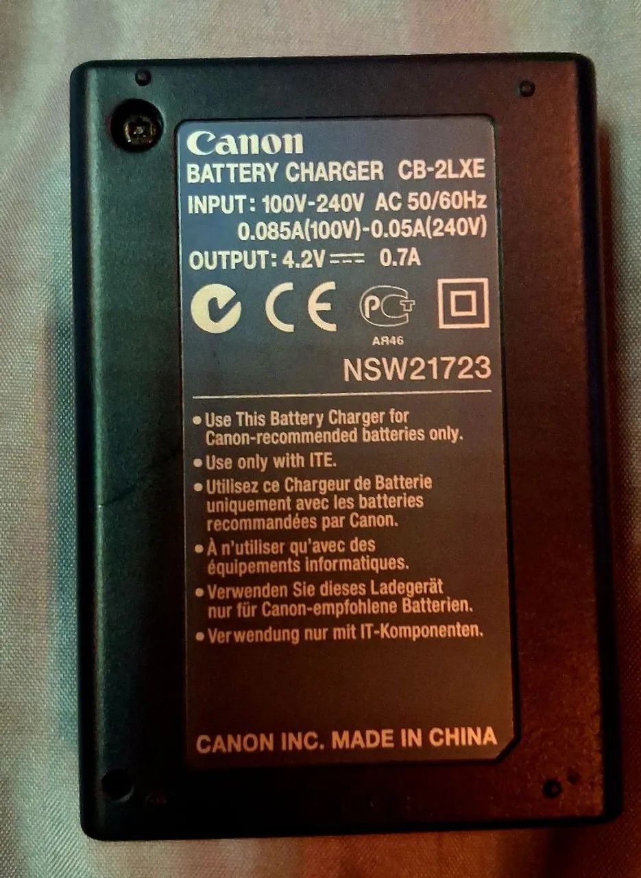 Canon - Carregador de Bateria CB-2LXE - Foto 2