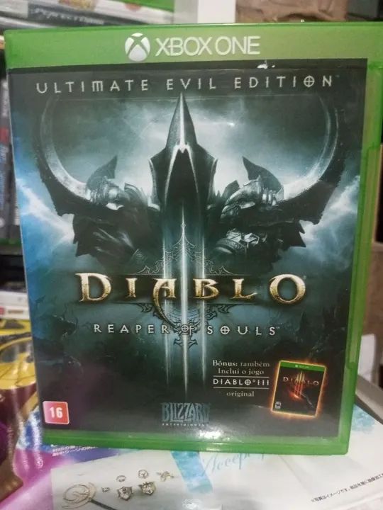 Diablo 3 Reaper of Souls Ultimate Evil Edition jogo + expansão Xbox One séries x game