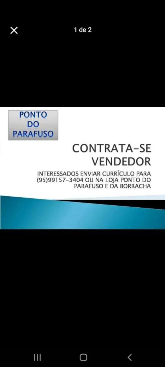Contrata-se diversas vagas