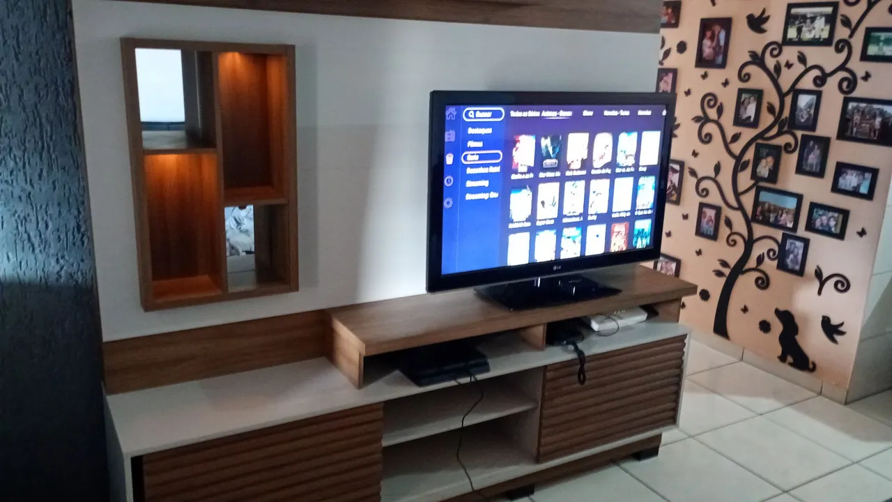 Rack com painel