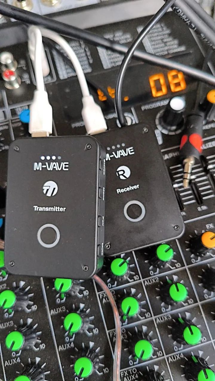 Retorno de palco sem fio