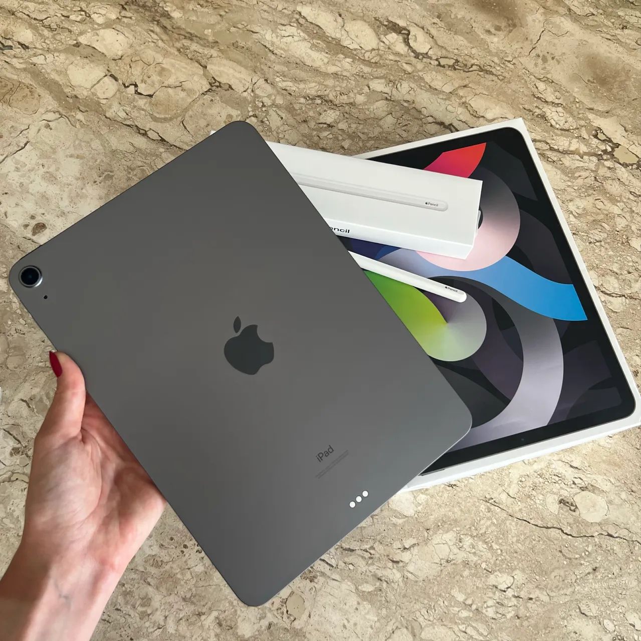 iPad本体 iPad Air4 256GB Apple Pencil2 iPad 4ª geração Wi-Fi 256gb space gray + Apple Pencil 2ª geração