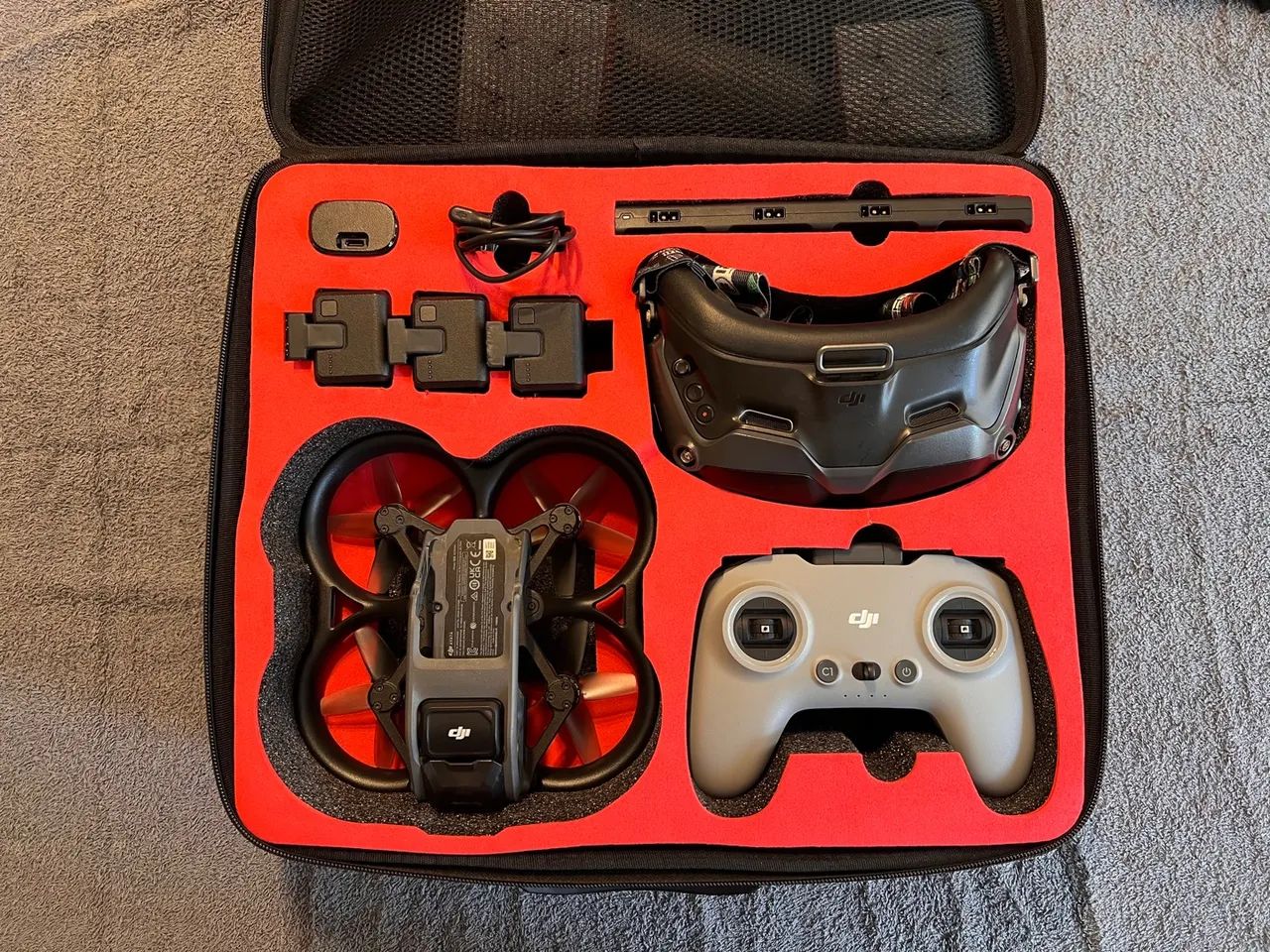 Drone DJI Avata - Óculos - Controle + Acessórios  - Foto 5